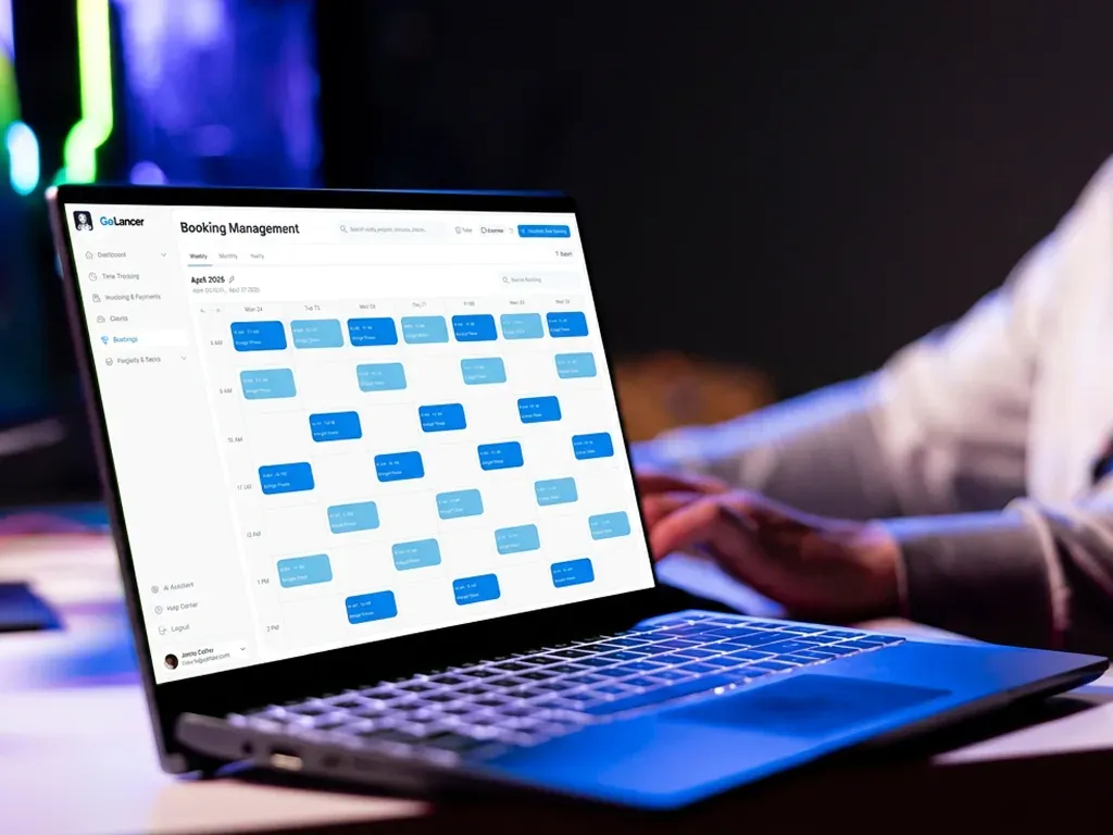 Go Lancer booking management calendar